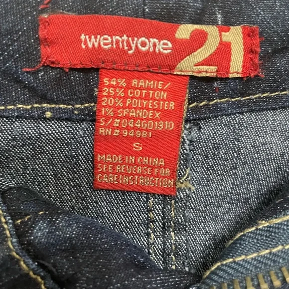 Forever 21 Blue and Black Ruffled Mini Skirt - Picture 4 of 7